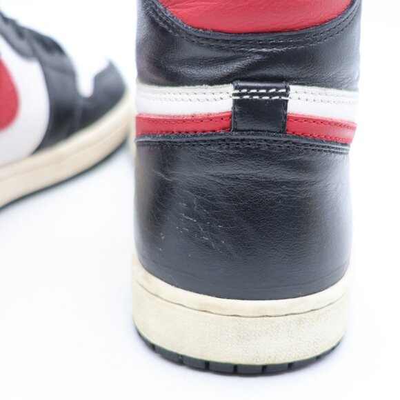 Nike Jordan 1 Retro High Black Gym Red Men's Size 11 Black White Sail 555088-061 - Picture 10 of 10